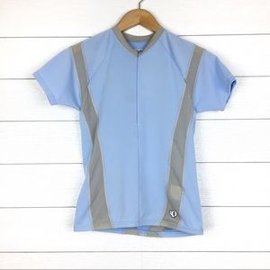NWT Pearl Izumi Blue Gray Biking Cycling Jersey